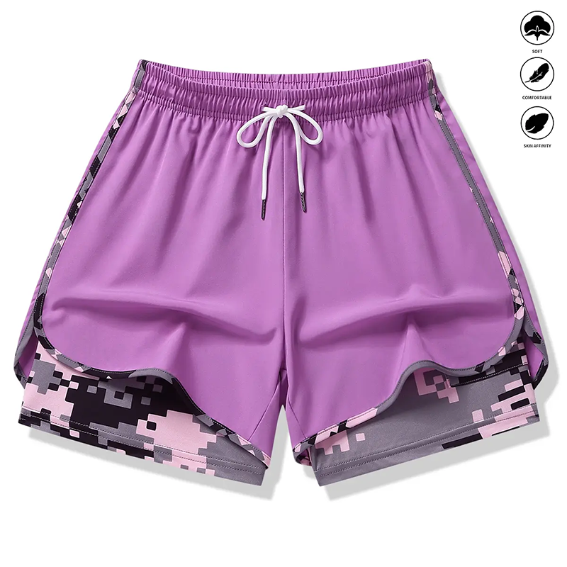 Tissu respirant, doublure camouflage et poches pour femme