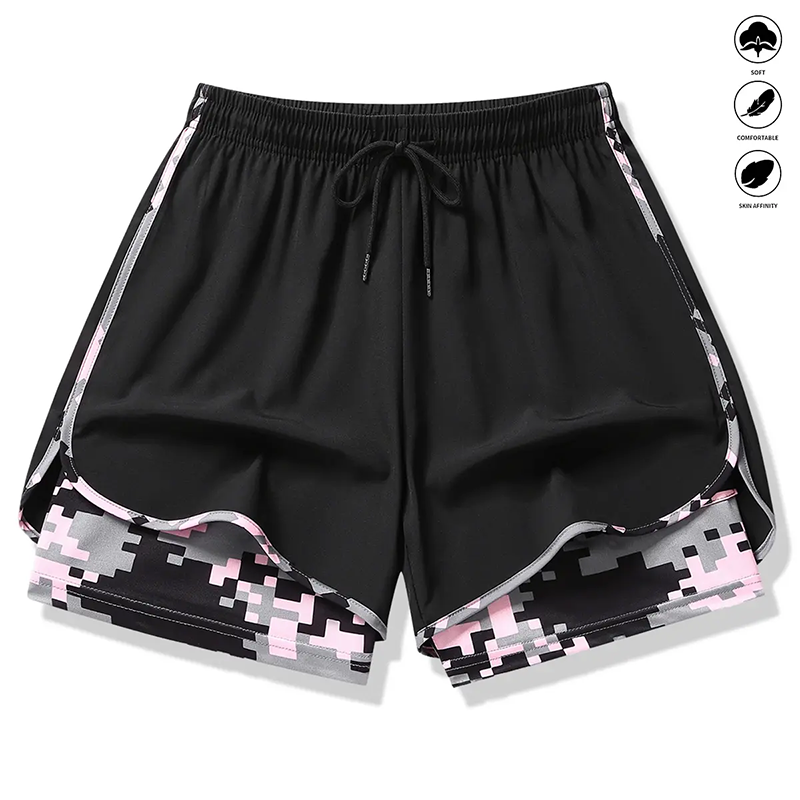 Tissu respirant, doublure camouflage et poches pour femme