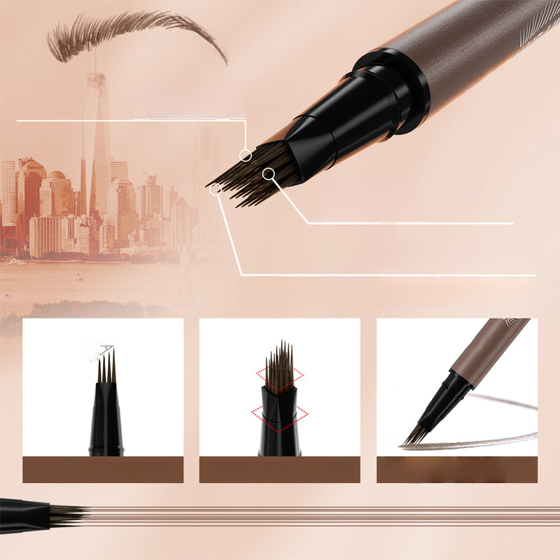 Free 2-in-1 Waterproof Liquid Brow Pen