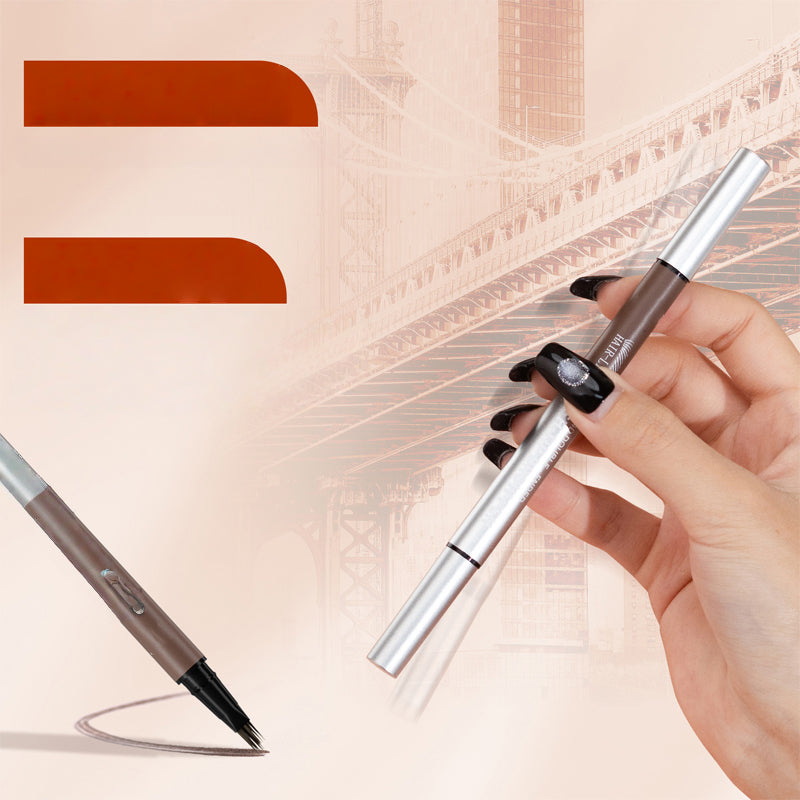 Free 2-in-1 Waterproof Liquid Brow Pen