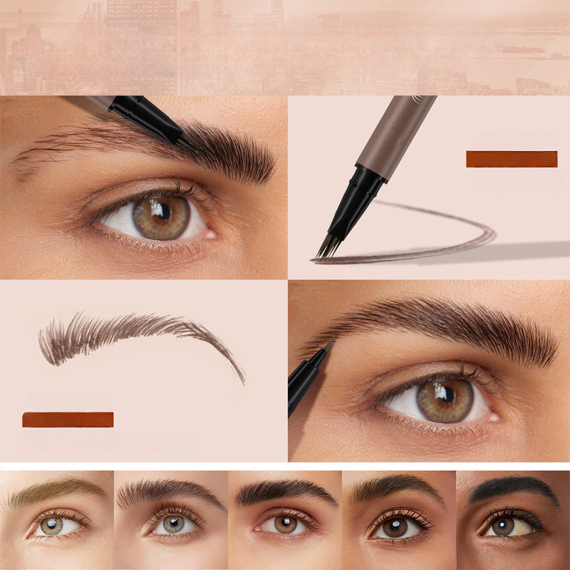 Free 2-in-1 Waterproof Liquid Brow Pen