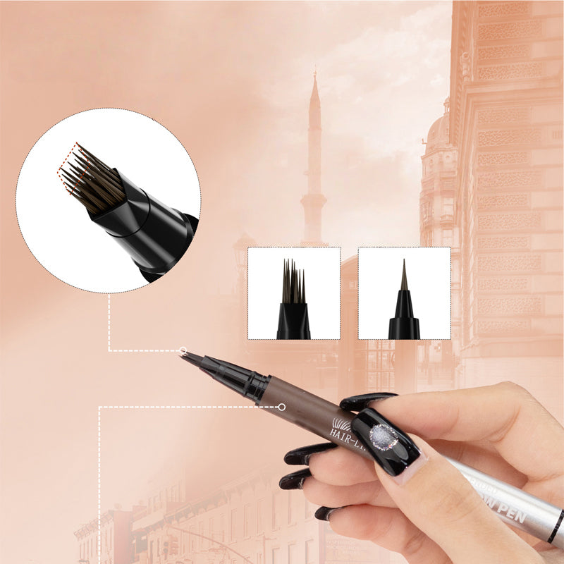 Free 2-in-1 Waterproof Liquid Brow Pen