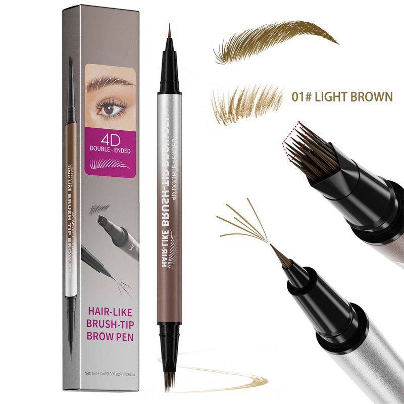 Free 2-in-1 Waterproof Liquid Brow Pen