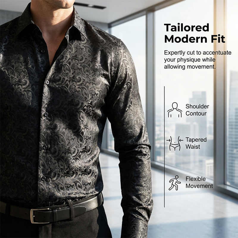 2026 New Arrival Modern Fit Printed Shirt ¨C Instantly Upgrade Your Look