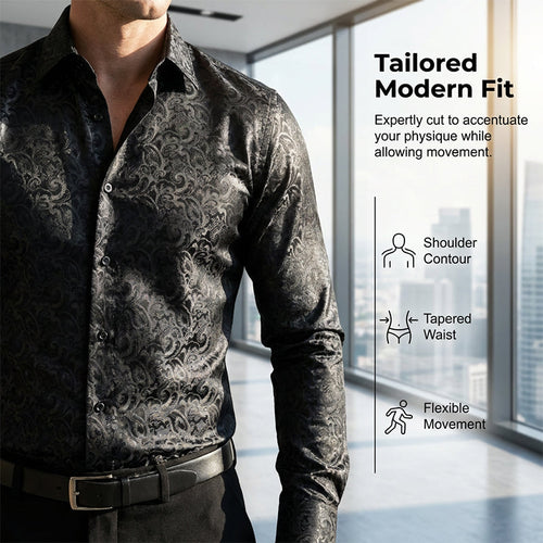 Nouveauté 2026 : chemise imprimée à coupe moderne ¨C rehausse instantanément votre style