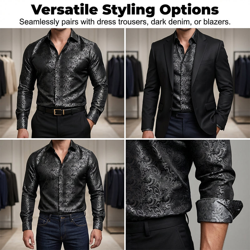 2026 New Arrival Modern Fit Printed Shirt ¨C Instantly Upgrade Your Look
