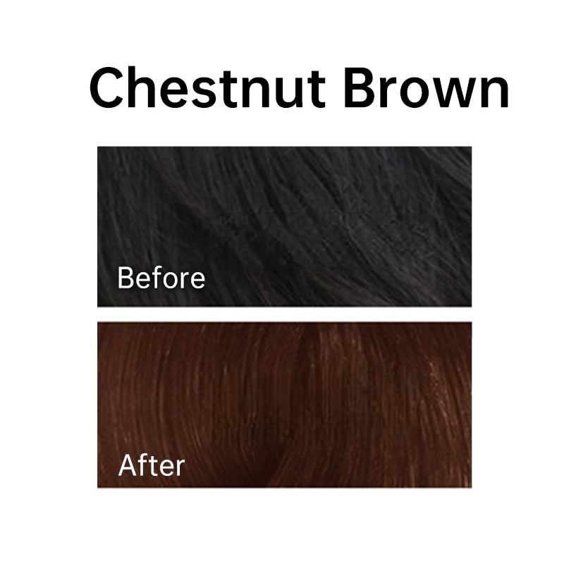 Tintura per capelli vegetale colorata con applicatore a pettine
