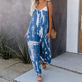 Women's Fashion Spaghetti Strap Printed Jumpsuit