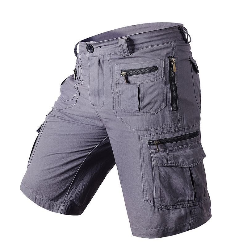 Men's Casual Cargo Shorts with Multiple Pockets