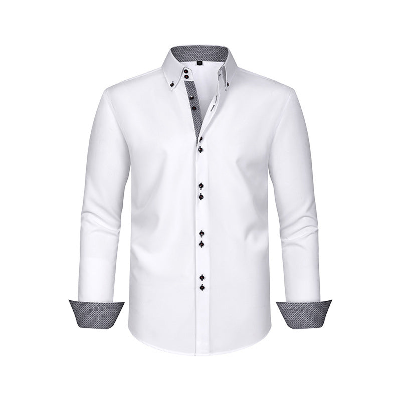 Men's Wrinkle-Free Stretch Dress Shirt