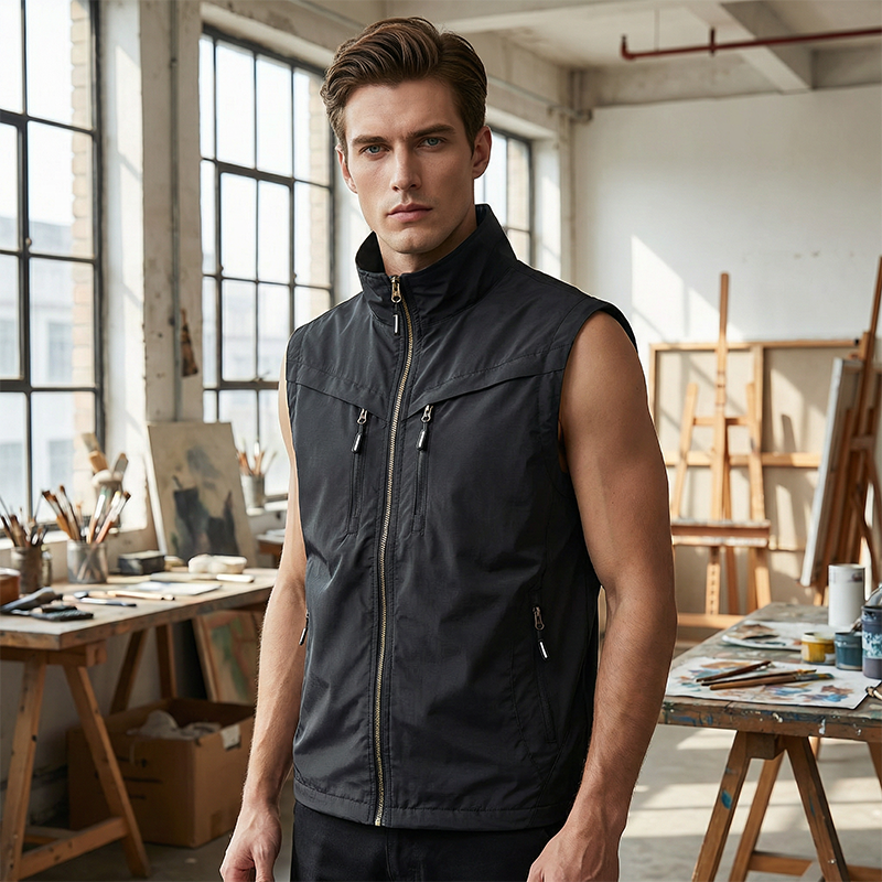 Men's Outdoor Multi-Pocket Utility Vest