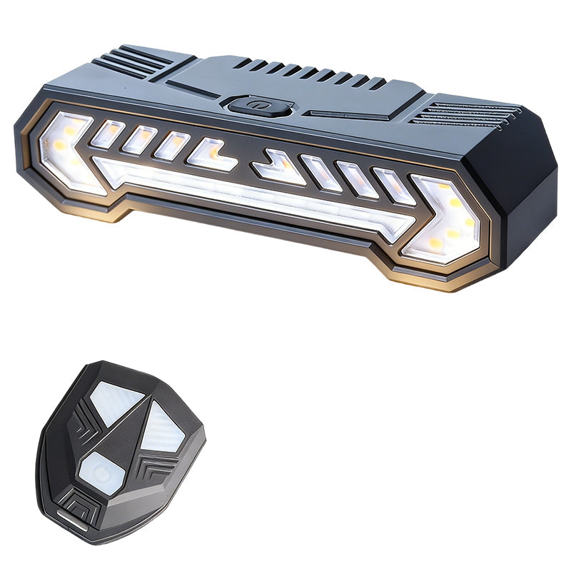 NOW Wireless Turn Signal Light for Bicycles ¨C Rechargeable, Waterproof & Perfect for Night Safety