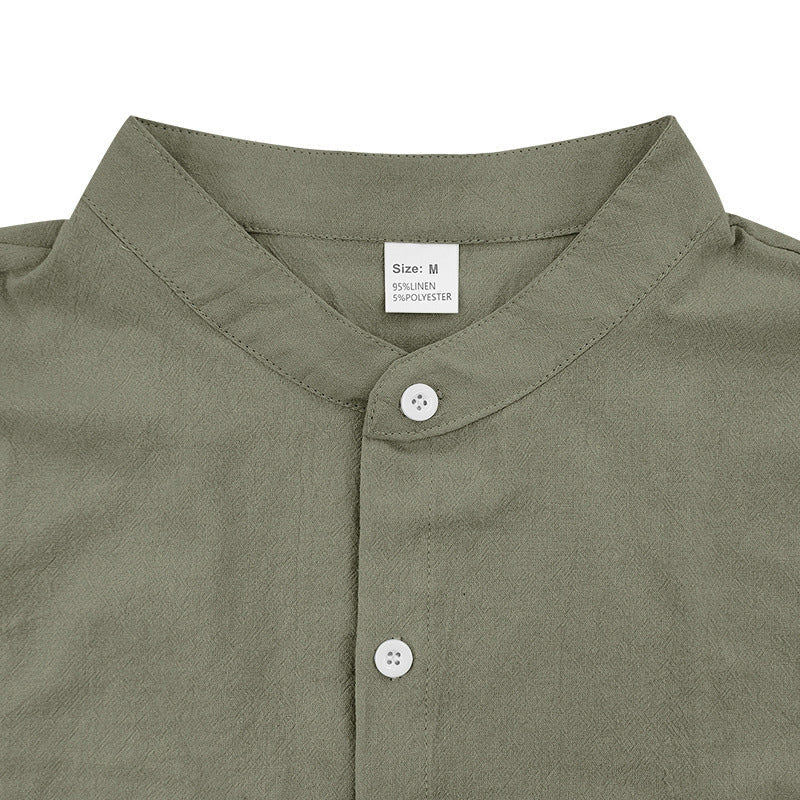 Men's Casual Button-Down Short Sleeve Shirt