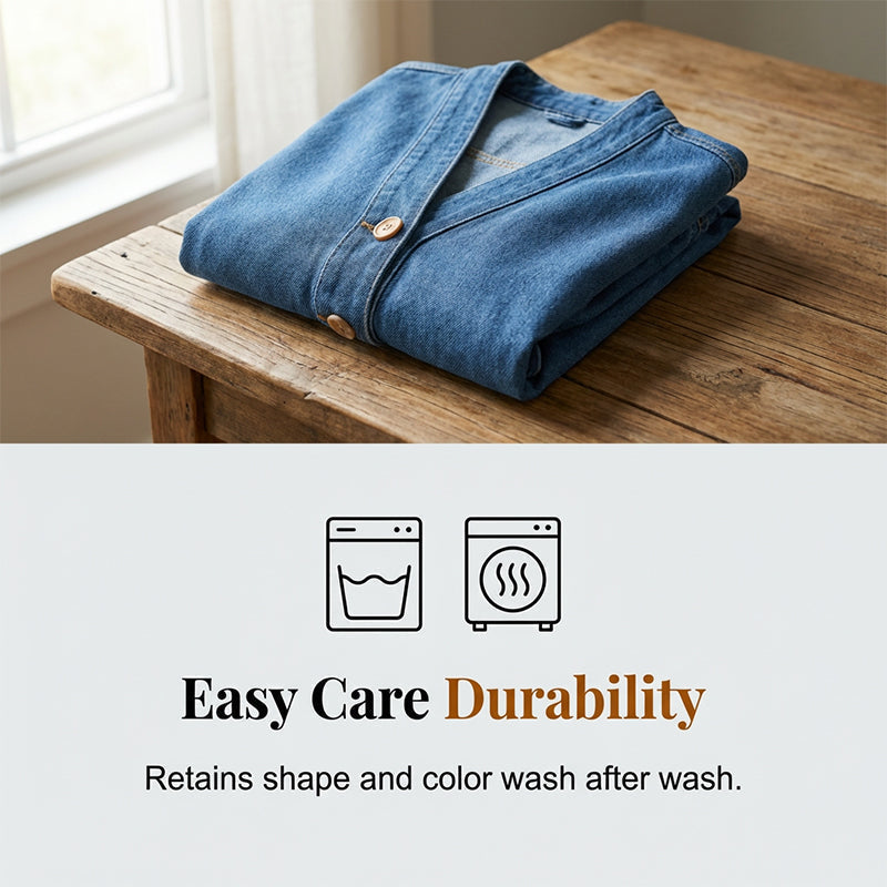 New Arrival Women's Classic Button Front Denim Jacket