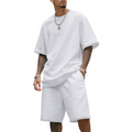 Men's Casual Two-Piece T-Shirt and Shorts Set