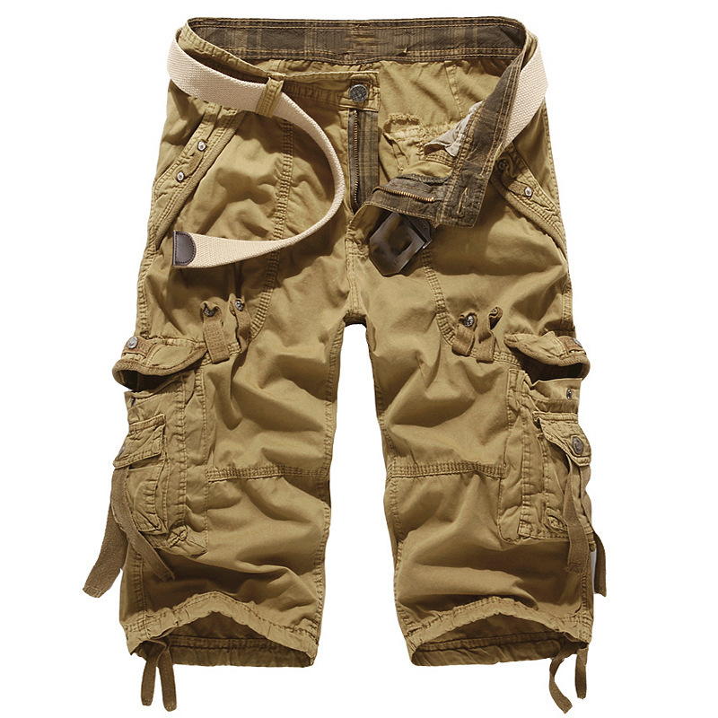 Short cargo da uomo con più tasche