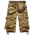 Short cargo da uomo con più tasche