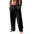 Men's Casual Drawstring Pants with Pockets