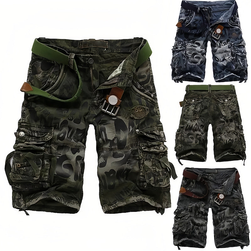 Cargo­shorts voor heren met meerdere zakken - klassieke stijl, duurzame katoenmix en veelzijdig voor werk en buitenactiviteiten