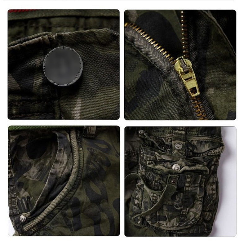 Cargo­shorts voor heren met meerdere zakken - klassieke stijl, duurzame katoenmix en veelzijdig voor werk en buitenactiviteiten