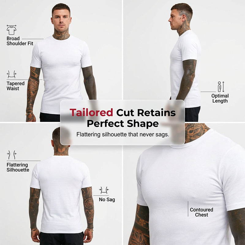 Men's Slim Fit Crew Neck T-Shirt