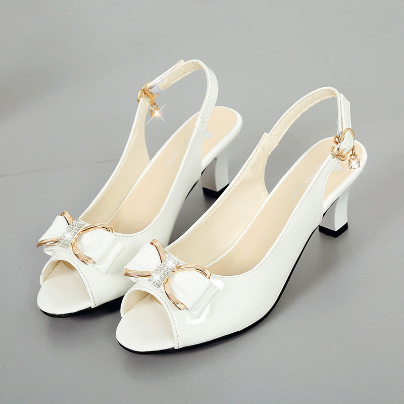 2026 Women's Elegant Peep-Toe Slingback Sandals