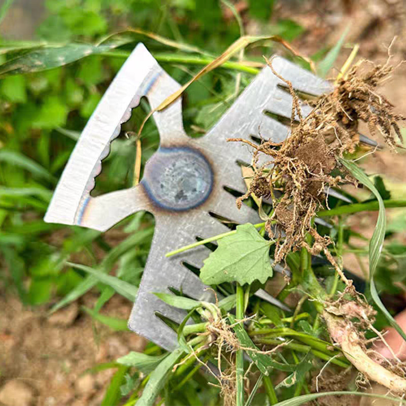 Handmatig gereedschap voor het verwijderen van onkruid in gazon en tuin