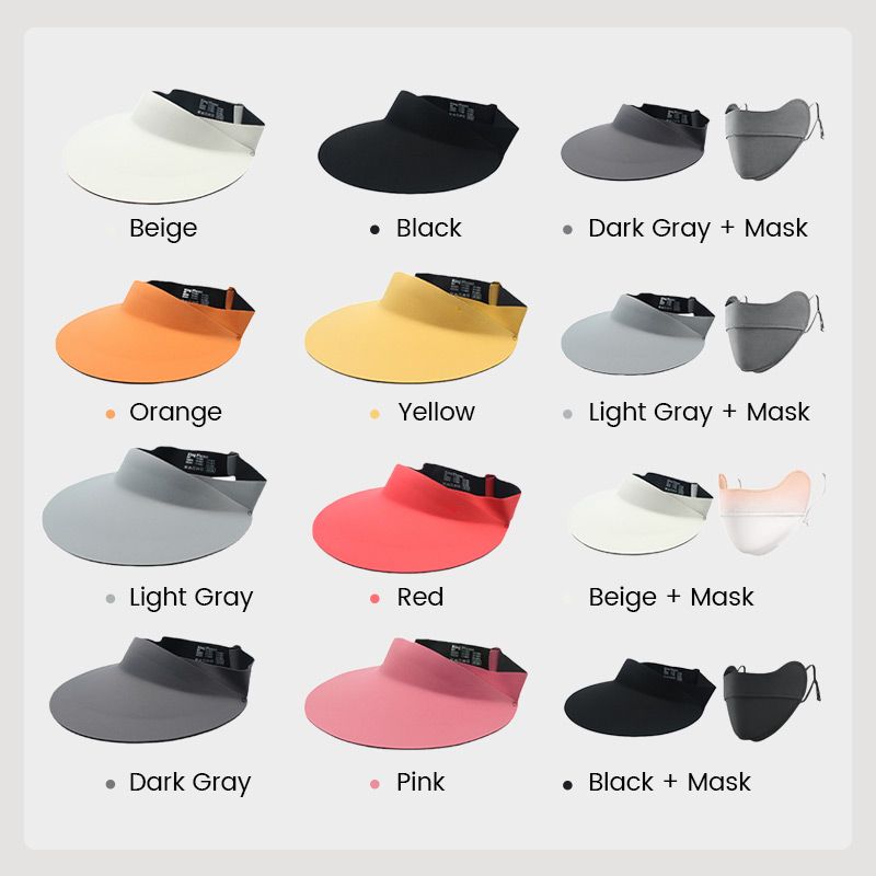 Women¡¯s Lightweight Wide Brim Adjustable Sun Visors
