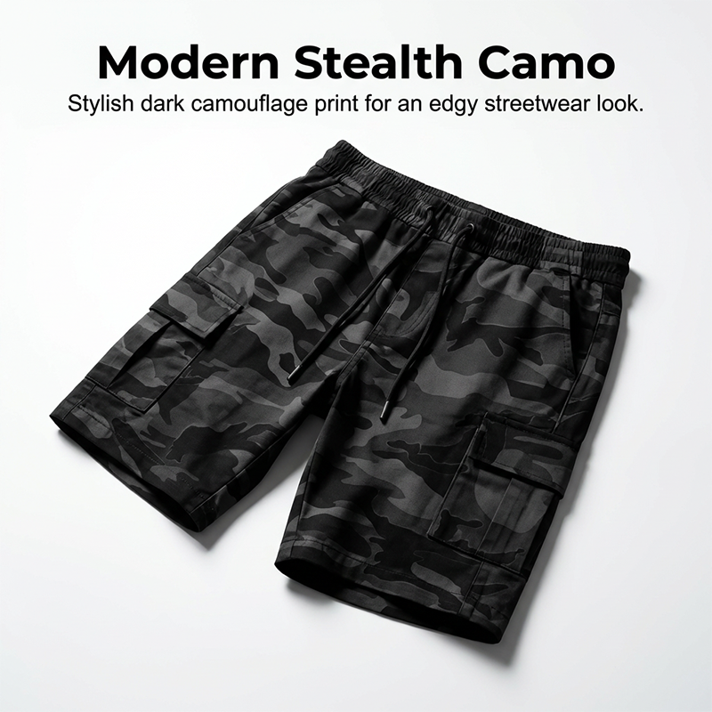 Heren cargoshorts met relaxte pasvorm voor tactisch gebruik