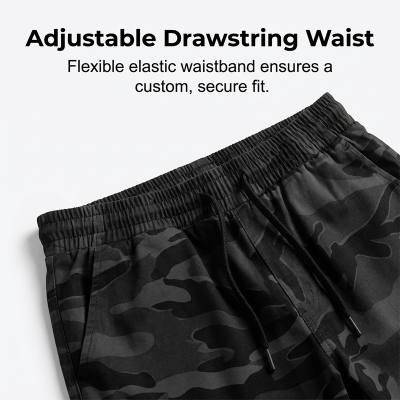 Heren cargoshorts met relaxte pasvorm voor tactisch gebruik