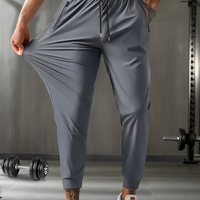 Sportbroek voor heren met sneldrogende stof en comfort voor de hele dag