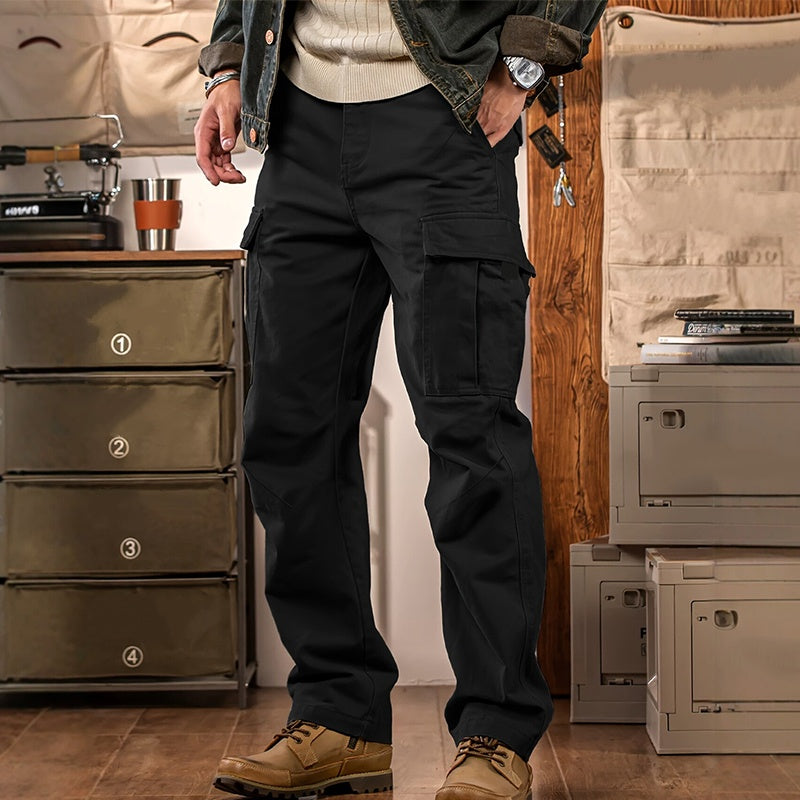 New Arrival Men's Tactical Cargo Pants with Multiple Pockets