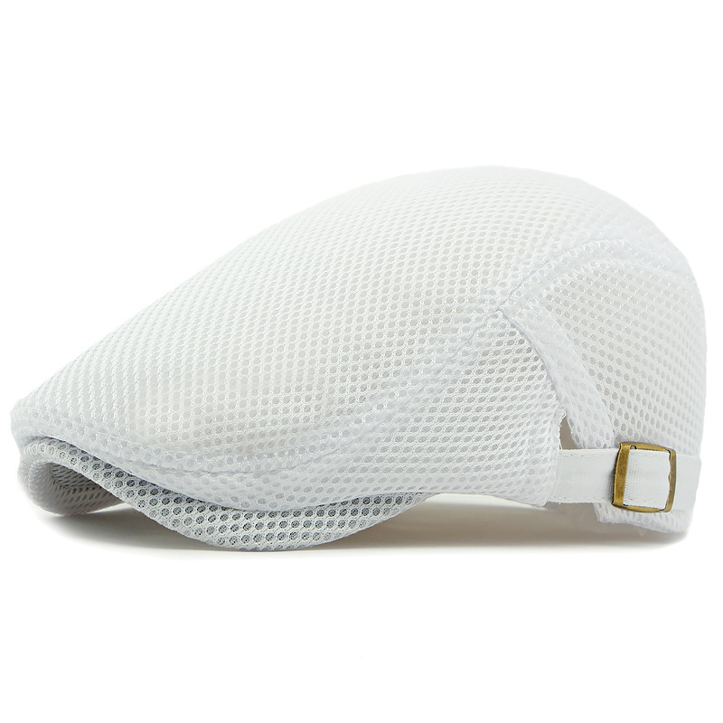 Casquette plate respirante avec sangle réglable ¨C tissu en mesh, style Ivy classique et bandeau anti-transpiration intégré