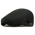 Casquette plate respirante avec sangle réglable ¨C tissu en mesh, style Ivy classique et bandeau anti-transpiration intégré