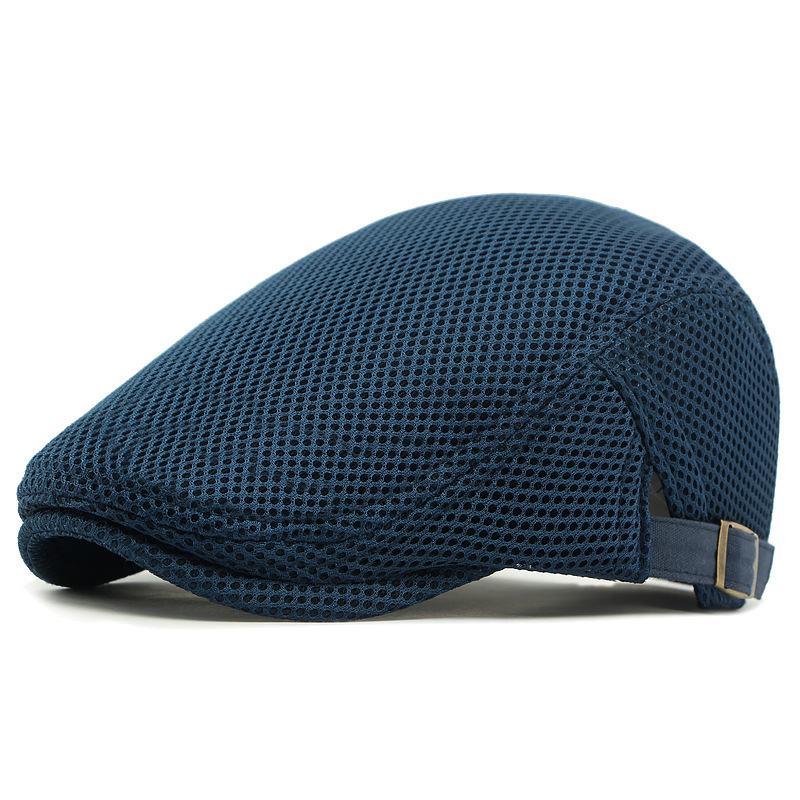 Casquette plate respirante avec sangle réglable ¨C tissu en mesh, style Ivy classique et bandeau anti-transpiration intégré