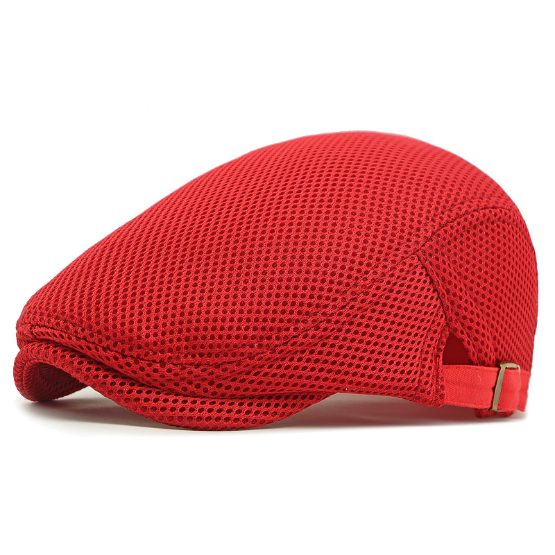 Casquette plate respirante avec sangle réglable ¨C tissu en mesh, style Ivy classique et bandeau anti-transpiration intégré