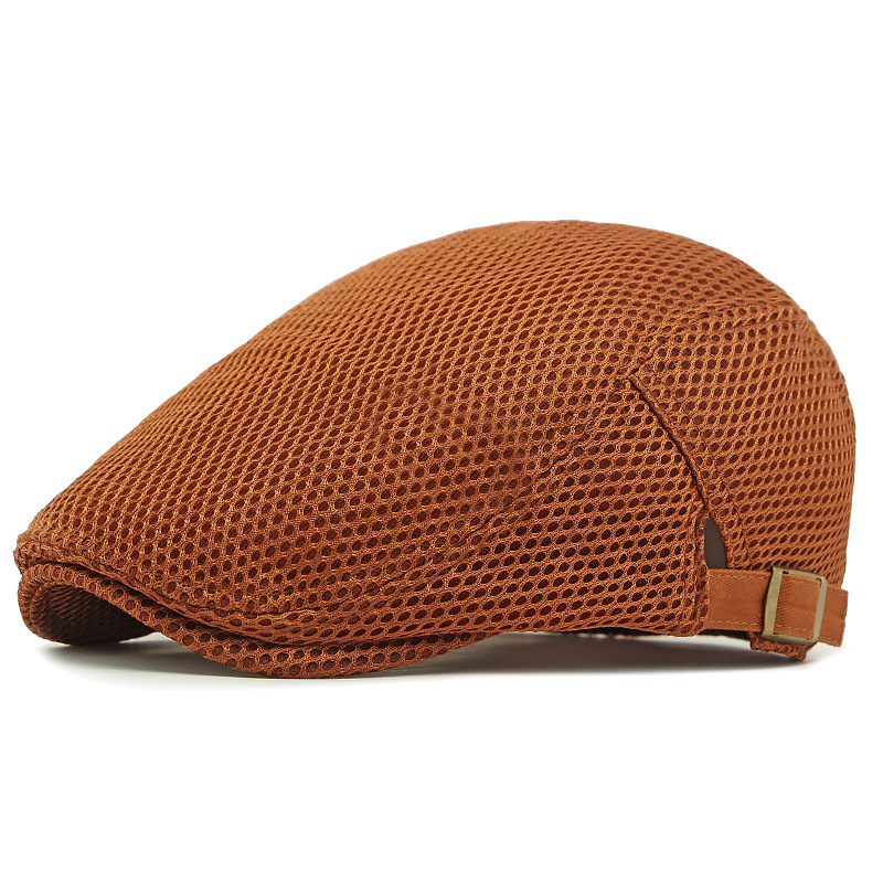 Casquette plate respirante avec sangle réglable ¨C tissu en mesh, style Ivy classique et bandeau anti-transpiration intégré