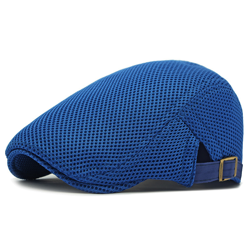 Casquette plate respirante avec sangle réglable ¨C tissu en mesh, style Ivy classique et bandeau anti-transpiration intégré