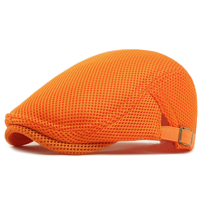 Casquette plate respirante avec sangle réglable ¨C tissu en mesh, style Ivy classique et bandeau anti-transpiration intégré