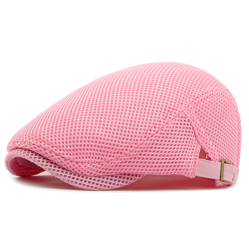 Casquette plate respirante avec sangle réglable ¨C tissu en mesh, style Ivy classique et bandeau anti-transpiration intégré