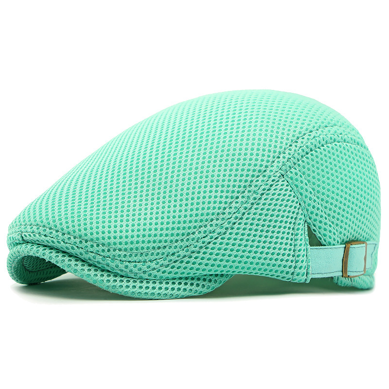 Casquette plate respirante avec sangle réglable ¨C tissu en mesh, style Ivy classique et bandeau anti-transpiration intégré