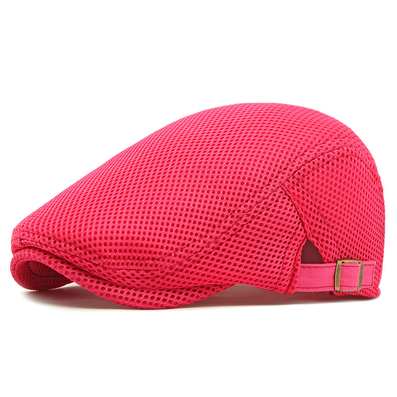 Casquette plate respirante avec sangle réglable ¨C tissu en mesh, style Ivy classique et bandeau anti-transpiration intégré
