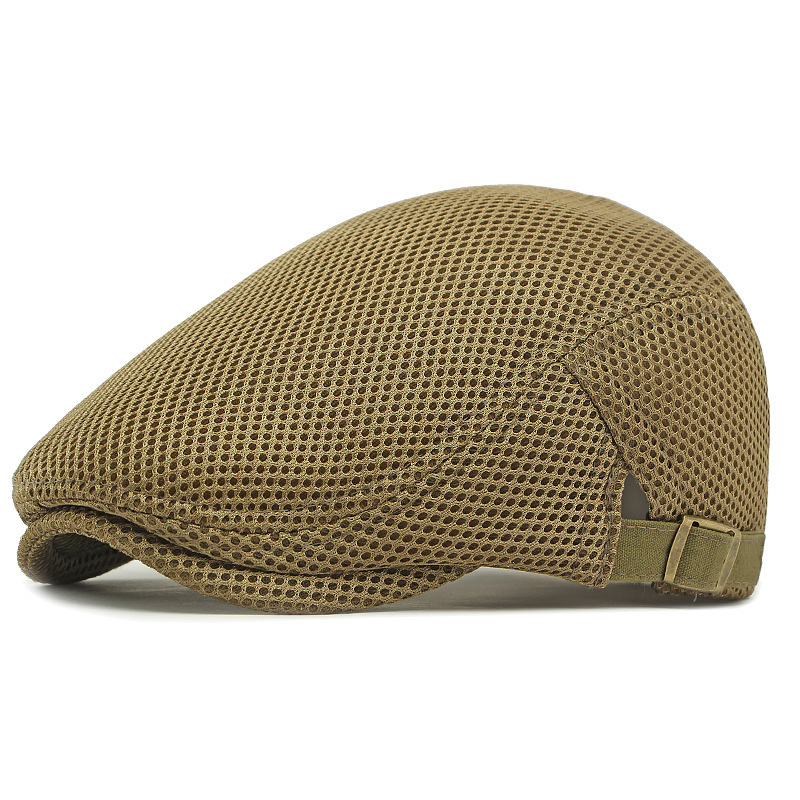 Casquette plate respirante avec sangle réglable ¨C tissu en mesh, style Ivy classique et bandeau anti-transpiration intégré
