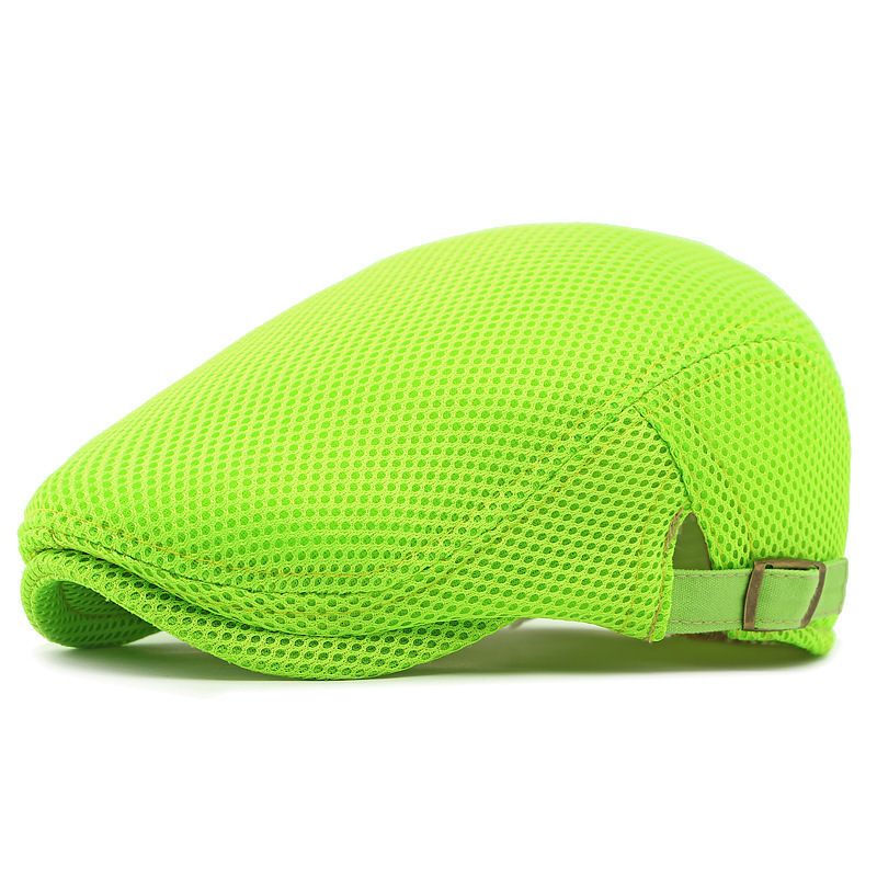 Casquette plate respirante avec sangle réglable ¨C tissu en mesh, style Ivy classique et bandeau anti-transpiration intégré
