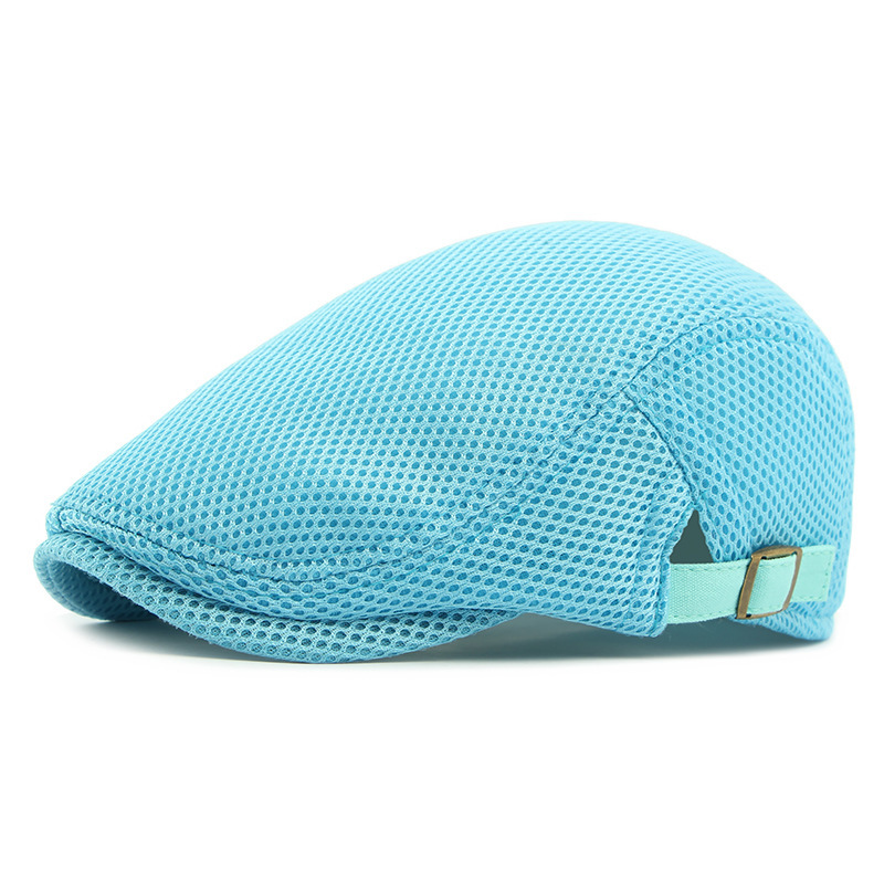 Casquette plate respirante avec sangle réglable ¨C tissu en mesh, style Ivy classique et bandeau anti-transpiration intégré