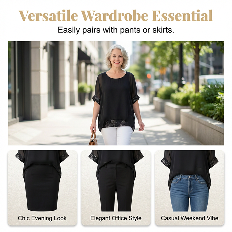 New Arrival Women's Casual Round Neck Top