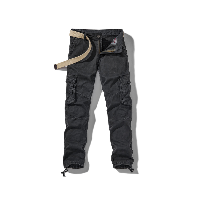 Pantalones cargo tácticos masculinos con múltiples bolsillos
