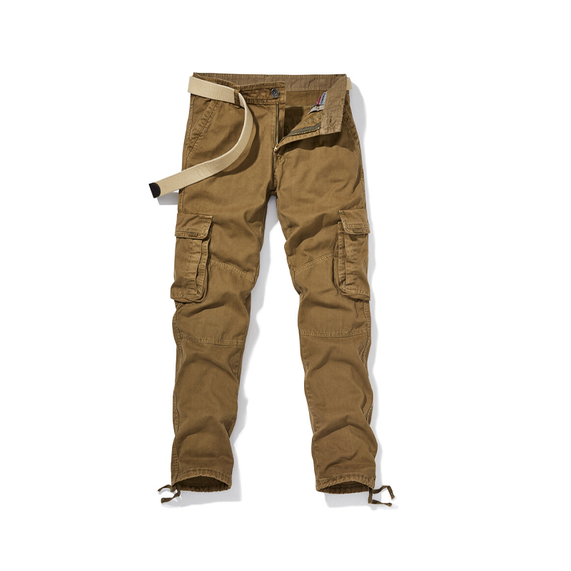 Pantalones cargo tácticos masculinos con múltiples bolsillos