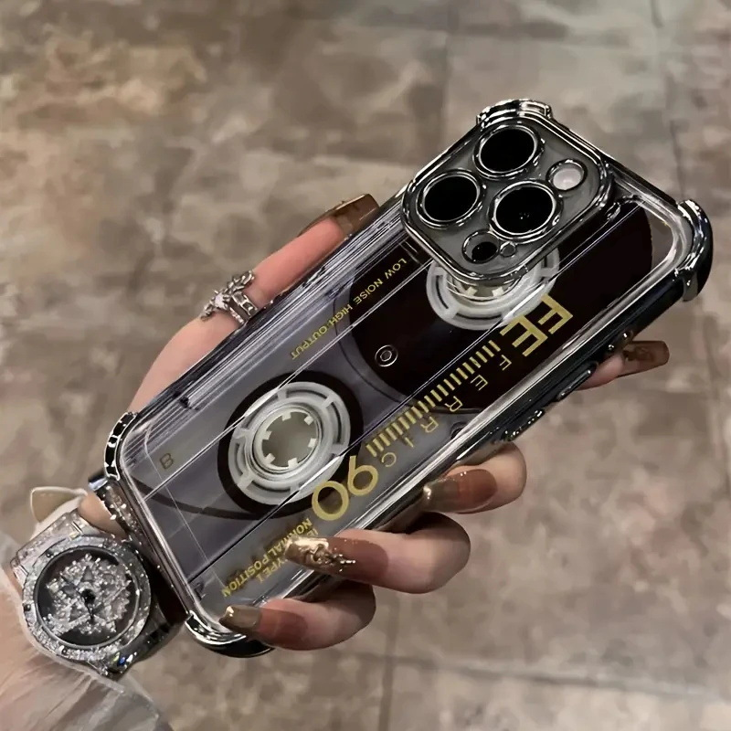 Retro Cassette Tape & Radio Style Phone Case