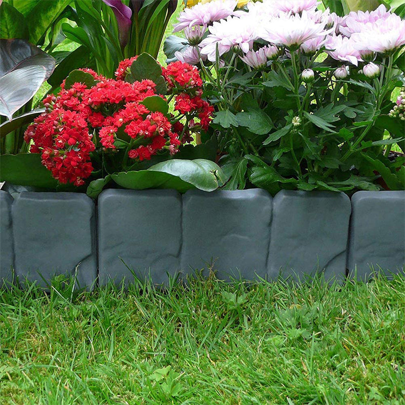 SpecialImitation Stone Garden Fence ¨C Realistic Look, Easy Install & Expandable Design